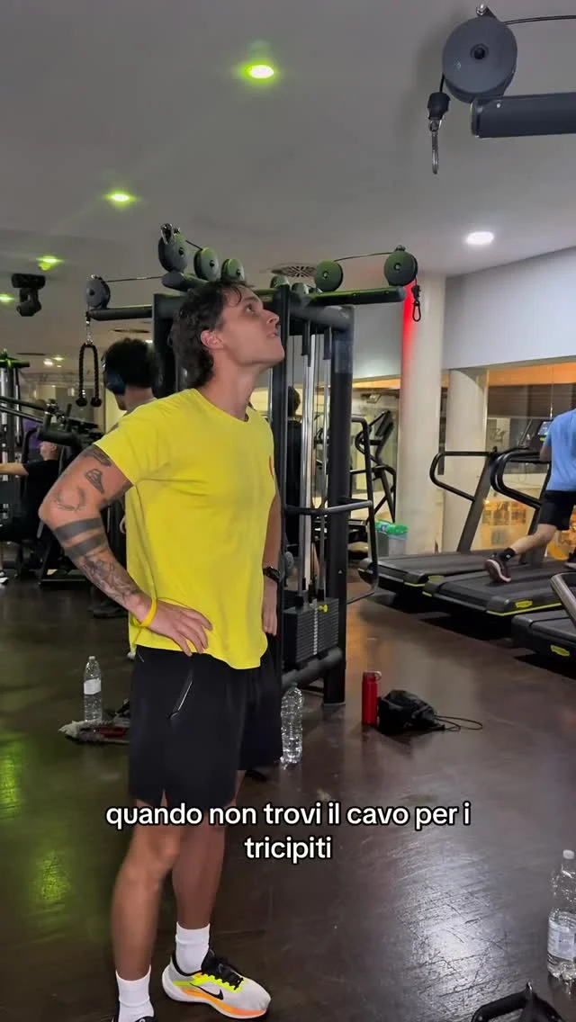 Si trovano cose strane in palestra…
