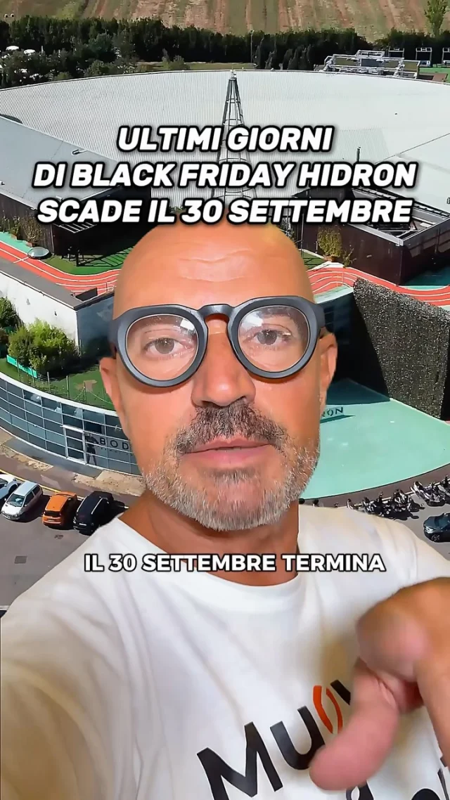 🖤 Ok, adesso siamo davvero agli sgoccioli.

⏳ Il 30 settembre termina tutto:

🔻 Sconti fino al -50%
🔥 Abbonamenti da 29€/mese
💳 Pagamento online in 3 rate senza interessi

Quindi, se per tutto settembre hai pensato:

“Dai, devo ricominciare…”

direi che il momento è arrivato. 😏

👉 Ultimi giorni per scoprire le offerte nella sezione Shop di hidron.it